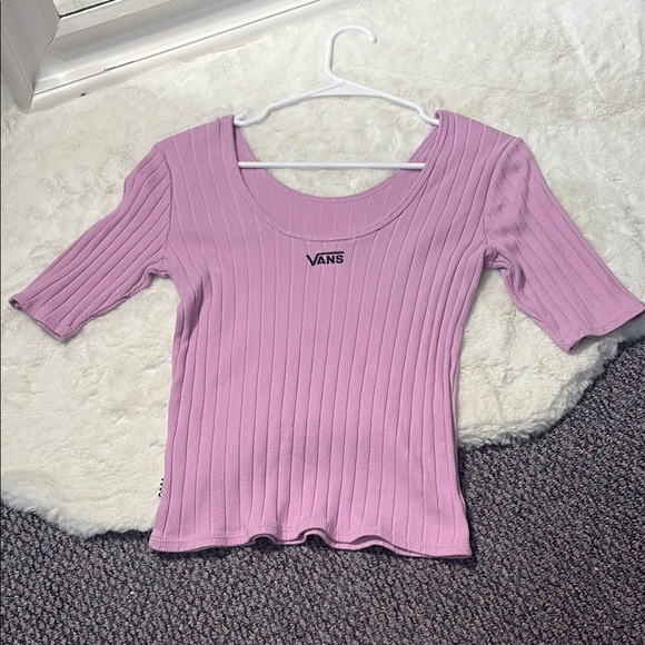 Vans Ribbed Pink Top - Picture 1 of 5